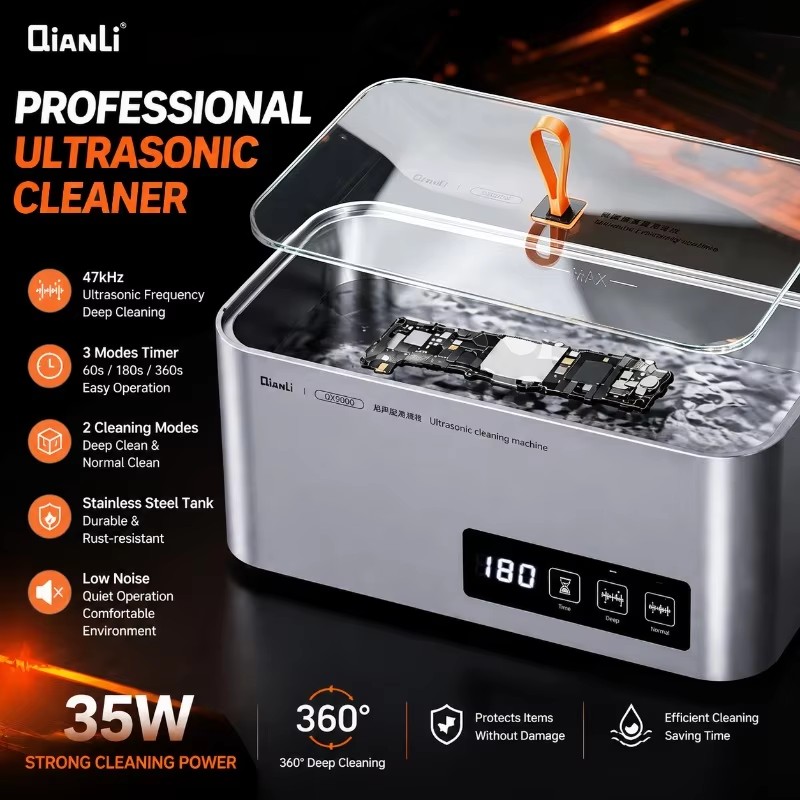 Body Jewelry Cleaner - Nettoyeur à ultrasons QIANLI QX9000 35W