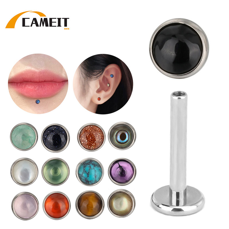 Dermal Anchor Top - G23 titane PIERC circulaire oreille lèvres