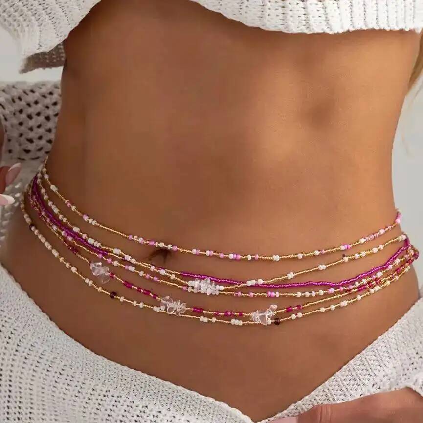 Body Jewelry Waist Chains - SHIXIN Lot de 6 chaînes de