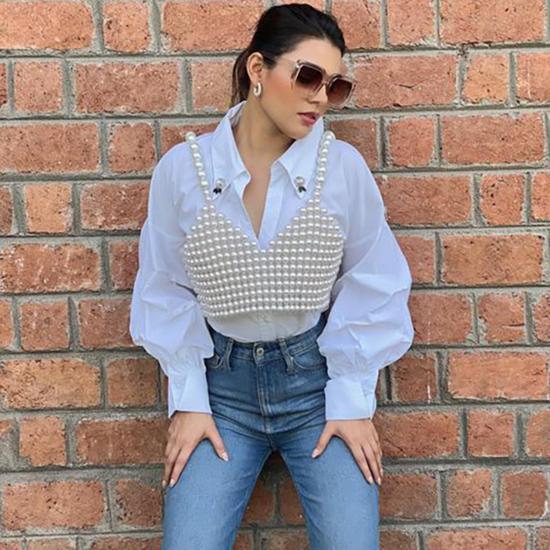 Haut perlé fait à la main pour - Body Jewelry Vest avis et prix