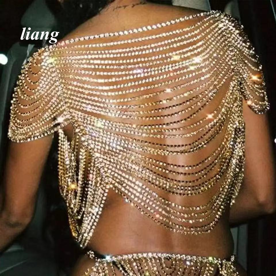 Chaîne de corps sexy, gilet de - Body Jewelry Vest avis et prix