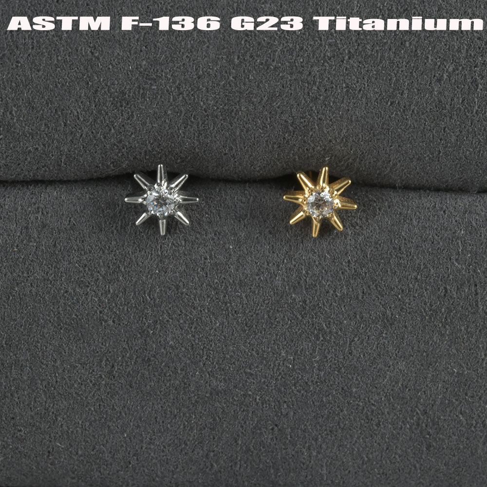 1/2/6 pièces solide titane Zir - Dermal Anchor Top avis et prix