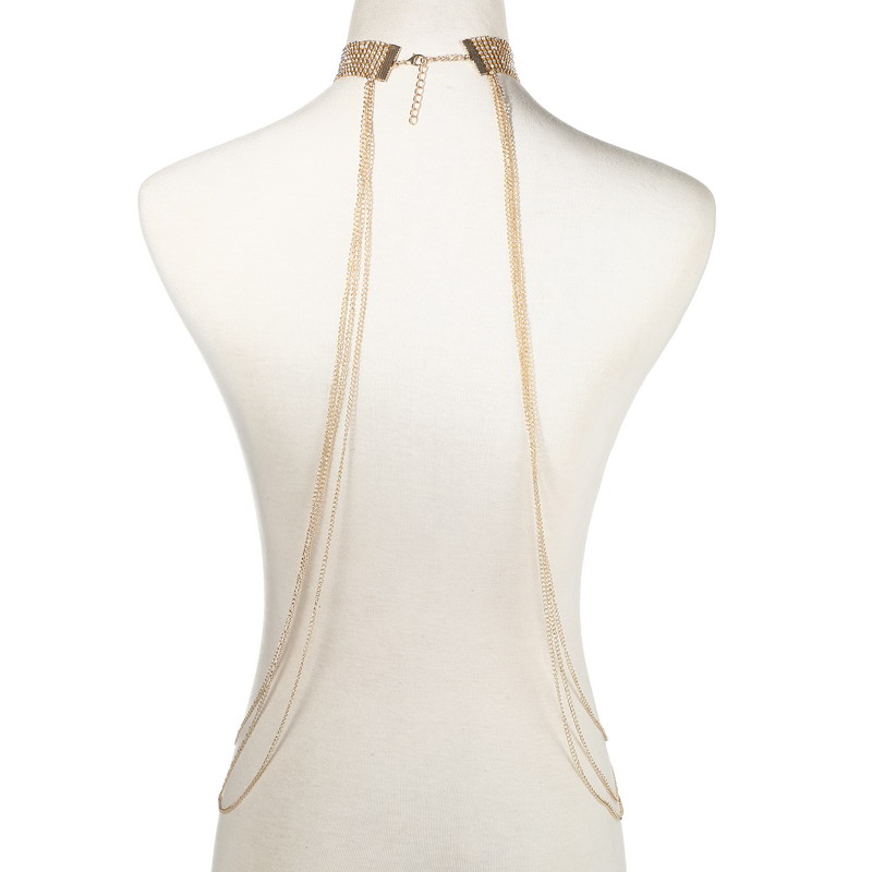 Chaîne de corps couleur or pou - Body Jewelry Waist Chains avis et prix