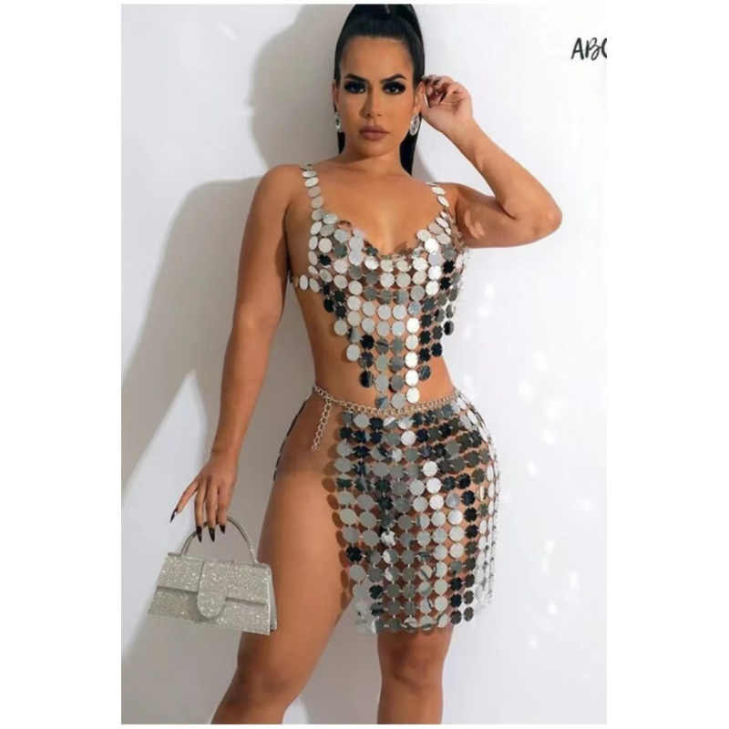 Femmes corps bijoux gilet acry - Body Jewelry Vest avis et prix