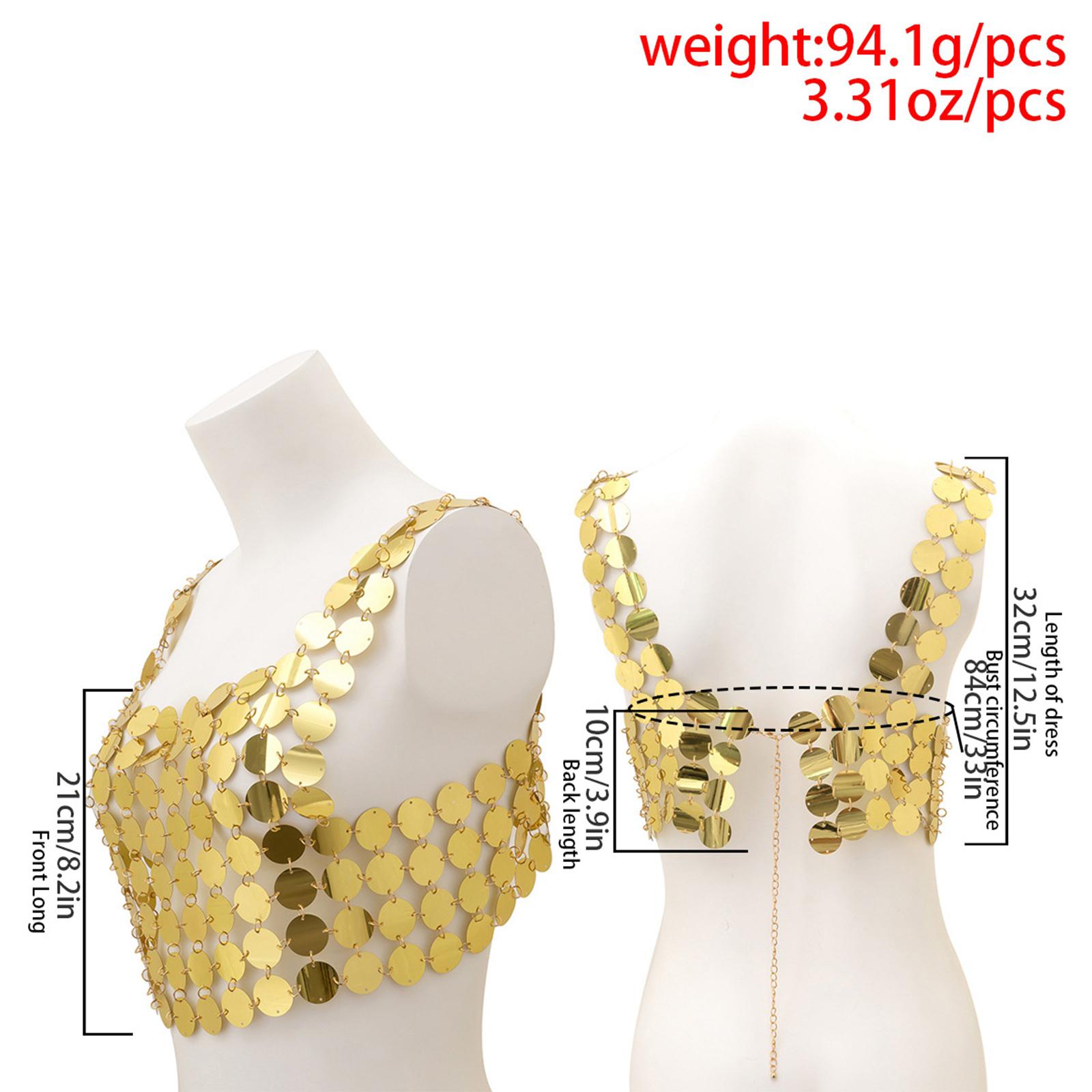 Débardeurs à paillettes, bijou - Body Jewelry Vest avis et prix