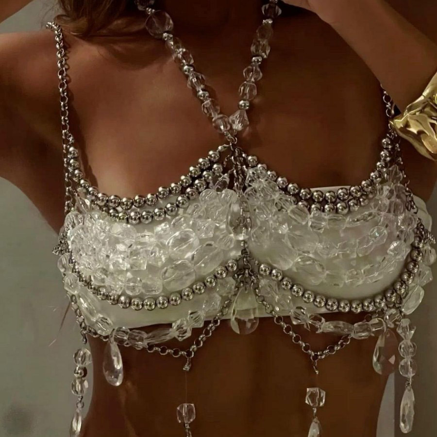 Tenues de Festival de musique  - Body Jewelry Vest avis et prix