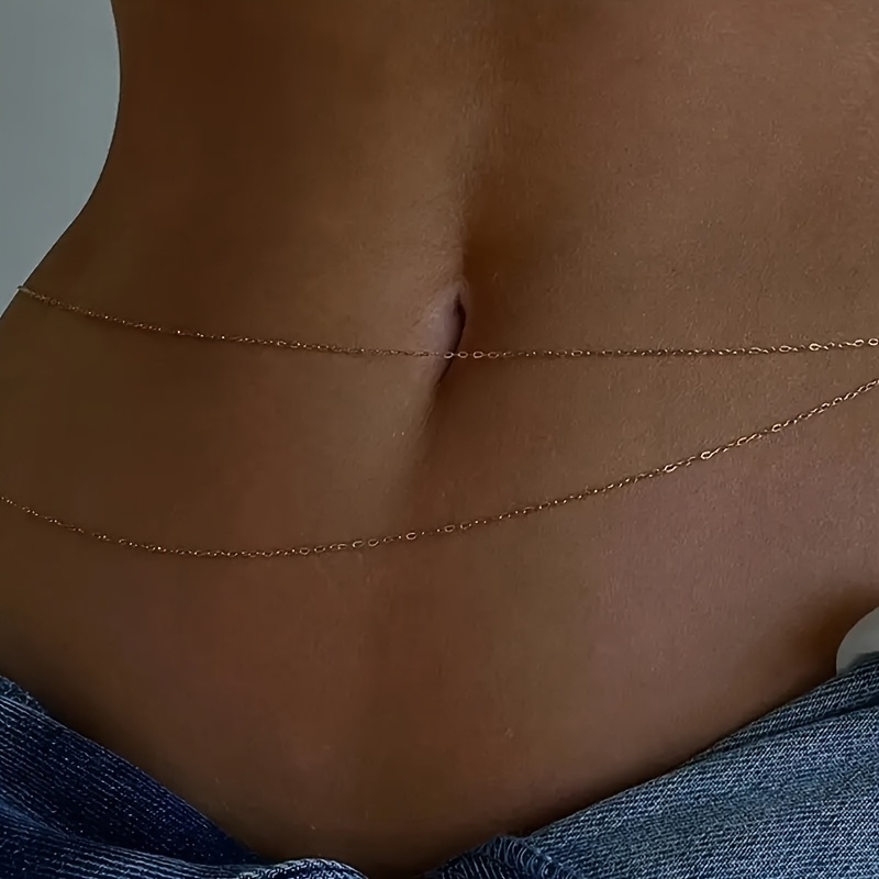 Ceinture chaîne en métal doré  - Body Jewelry Waist Chains avis et prix