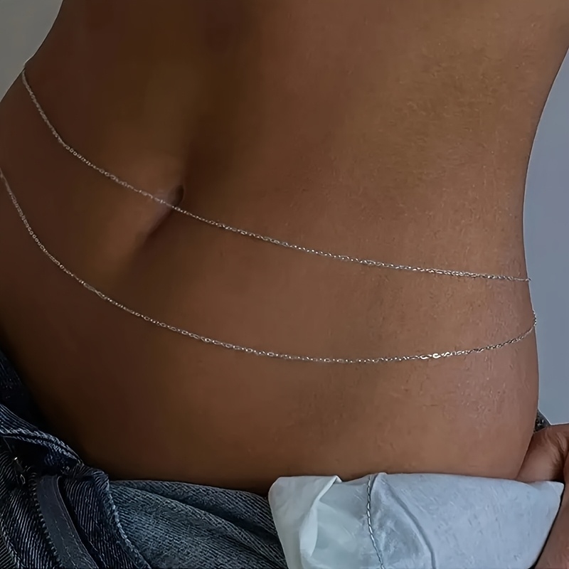 Ceinture chaîne en métal doré  - Body Jewelry Waist Chains avis et prix