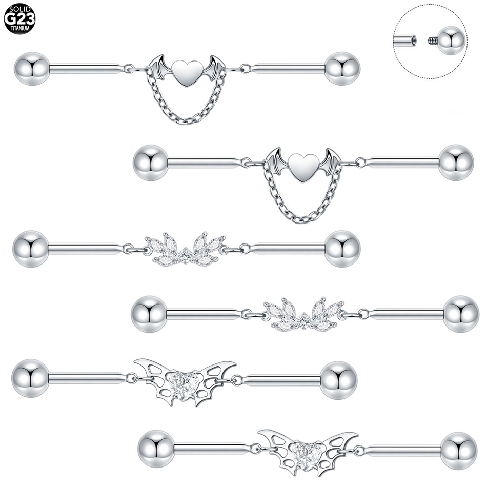 Piercing Helix industriel en t - Industrial Barbell Long avis et prix