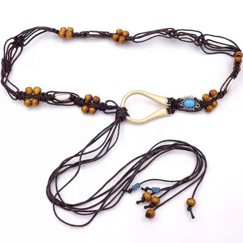 Ceinture tissée bohème pour ro - Body Jewelry Waist Chains avis et prix